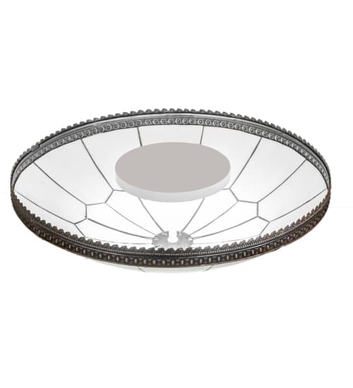 Vincent Honeycomb 30" Wide LED Semi-Flush Bowl Ceiling Fixture