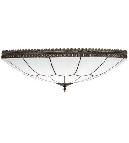 Vincent Honeycomb 30" Wide LED Semi-Flush Bowl Ceiling Fixture