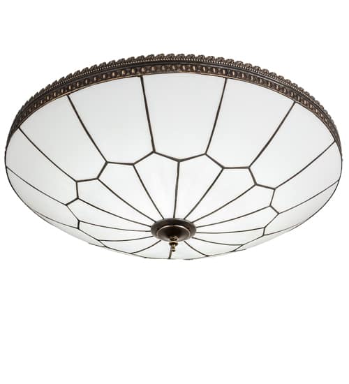 Vincent Honeycomb 30" Wide LED Semi-Flush Bowl Ceiling Fixture