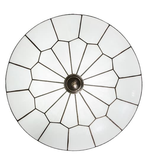 Vincent Honeycomb 30" Wide LED Semi-Flush Bowl Ceiling Fixture