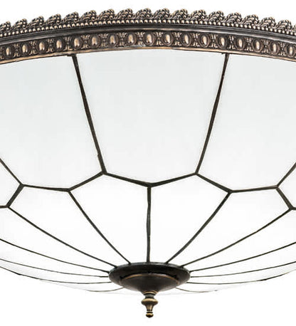 Vincent Honeycomb 30" Wide LED Semi-Flush Bowl Ceiling Fixture