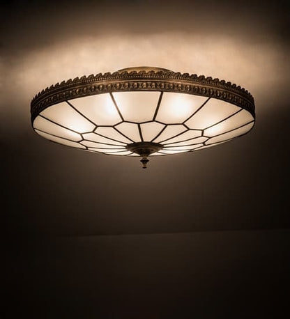 Vincent Honeycomb 6 Light 21" Wide Semi-Flush Bowl Ceiling Fixture