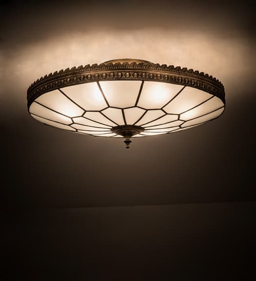 Vincent Honeycomb 6 Light 21" Wide Semi-Flush Bowl Ceiling Fixture