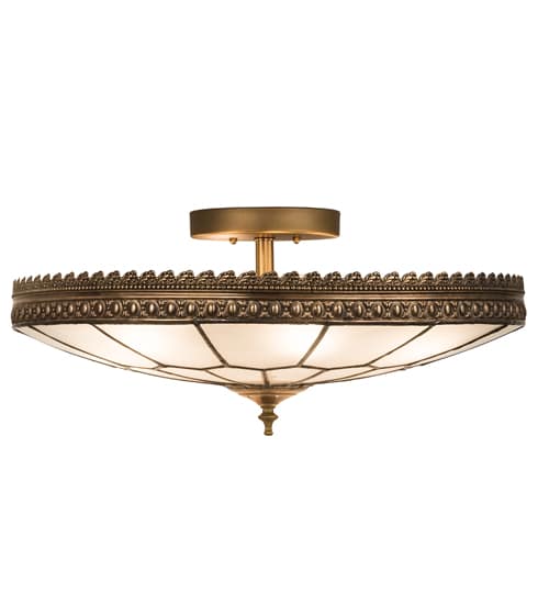 Vincent Honeycomb 6 Light 21" Wide Semi-Flush Bowl Ceiling Fixture