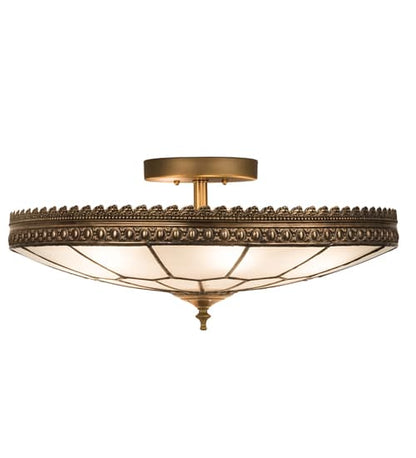 Vincent Honeycomb 6 Light 21" Wide Semi-Flush Bowl Ceiling Fixture
