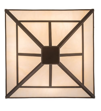 T Mission 8 Light 34" Wide Semi-Flush Ceiling Fixture - Mahogany Bronze Finish