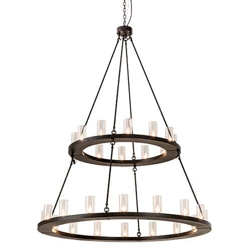 Loxley 28 Light 60" Wide Ring Chandelier