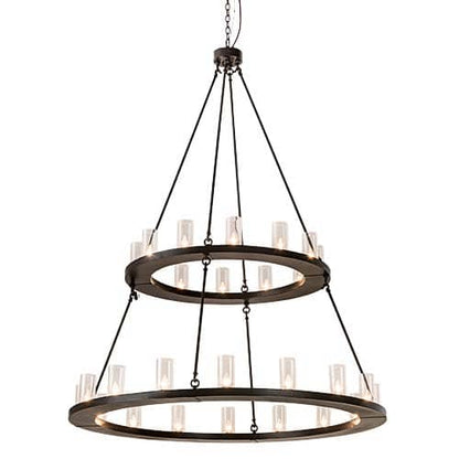 Loxley 28 Light 60" Wide Ring Chandelier
