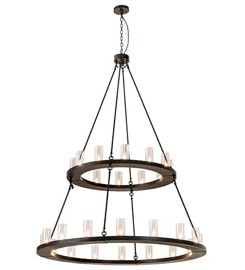 Loxley 28 Light 60" Wide Ring Chandelier