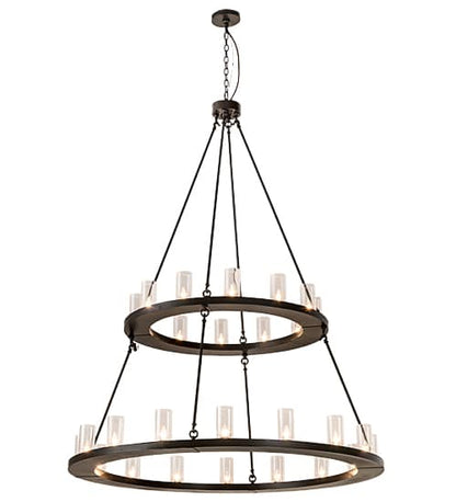 Loxley 28 Light 60" Wide Ring Chandelier