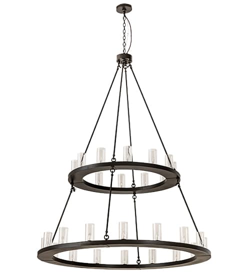 Loxley 28 Light 60" Wide Ring Chandelier