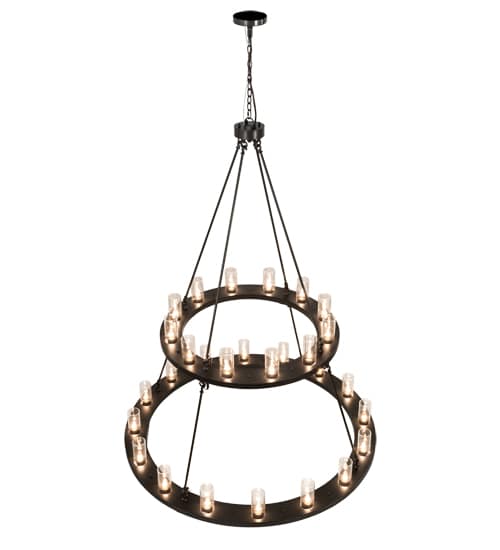 Loxley 28 Light 60" Wide Ring Chandelier