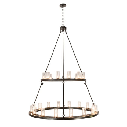 Meyda Tiffany Loxley 28 Light 60" Wide Ring Chandelier