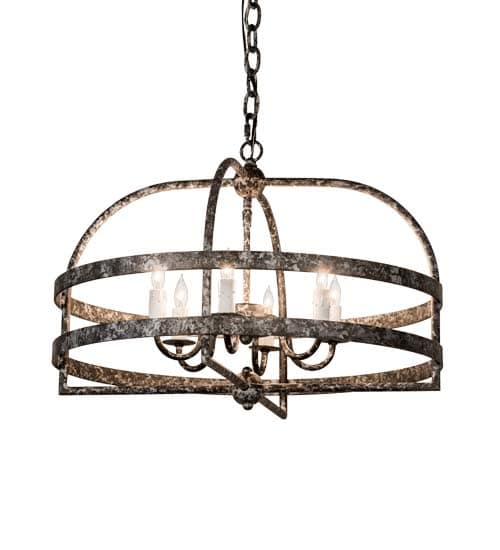 Aldari 6 Light 22" Wide Taper Candle Style Chandelier