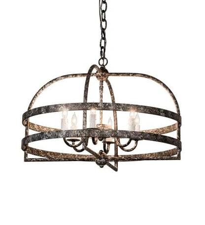 Aldari 6 Light 22" Wide Taper Candle Style Chandelier