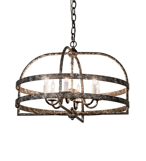 Aldari 6 Light 22" Wide Taper Candle Style Chandelier