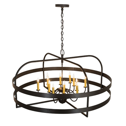 Meyda Tiffany Aldari 12 Light 48" Wide Taper Candle Style Chandelier