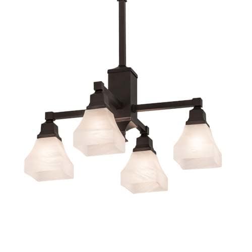 Bungalow 4 Light 25" Wide Chandelier