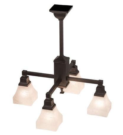 Bungalow 4 Light 25" Wide Chandelier