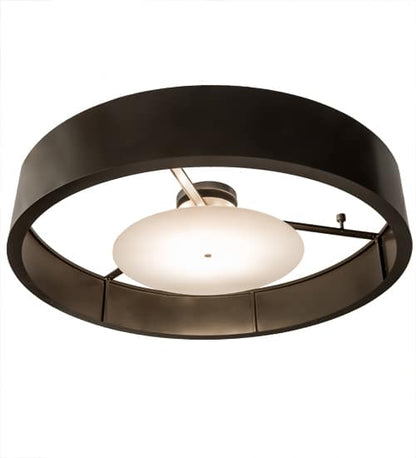 Cilindro Chic 12 Light 72" Wide Semi-Flush Drum Ceiling Fixture