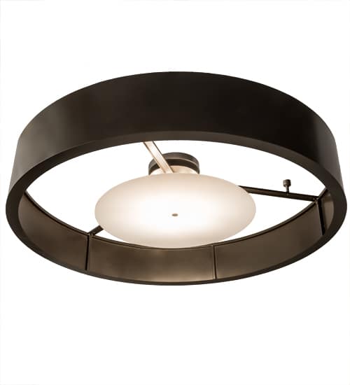 Cilindro Chic 12 Light 72" Wide Semi-Flush Drum Ceiling Fixture