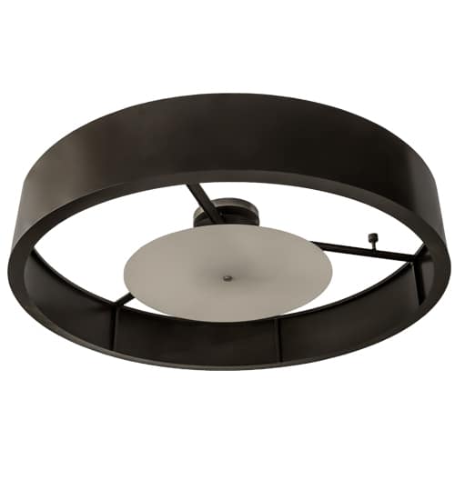 Cilindro Chic 12 Light 72" Wide Semi-Flush Drum Ceiling Fixture