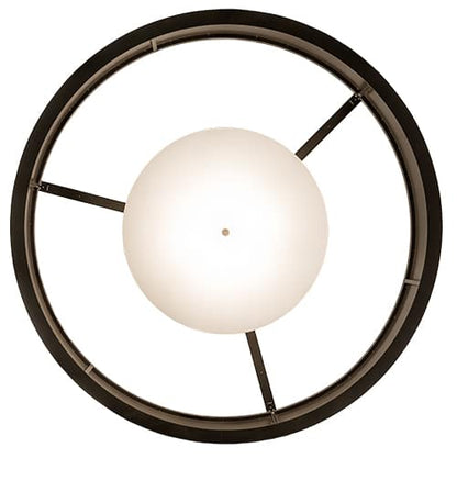 Cilindro Chic 12 Light 72" Wide Semi-Flush Drum Ceiling Fixture