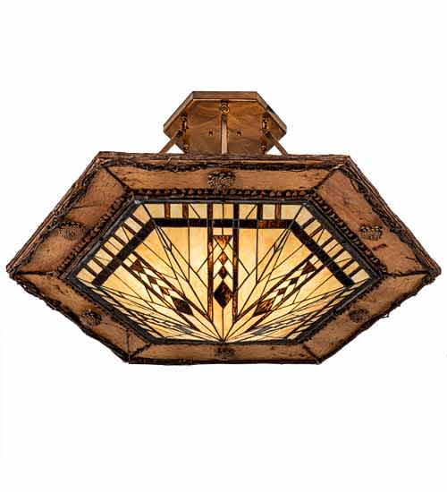 Sonoma 6 Light 40" Wide Semi-Flush Ceiling Fixture