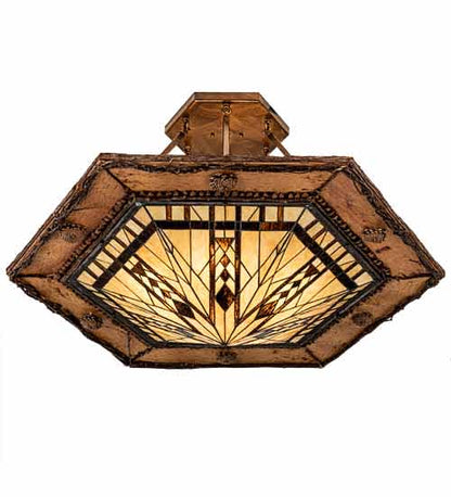 Sonoma 6 Light 40" Wide Semi-Flush Ceiling Fixture