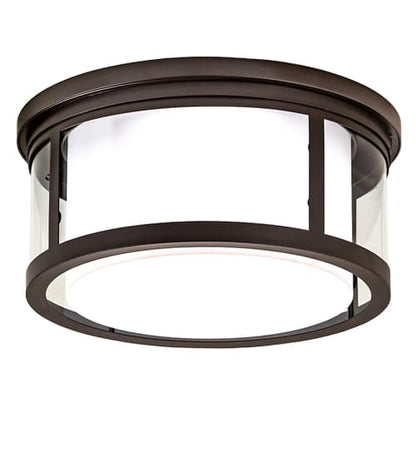 Cilindro Campbell 19" Wide LED Flush Mount Drum Ceiling Fixture