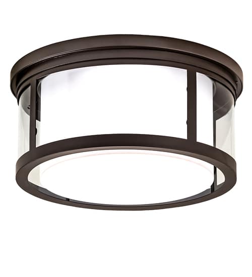 Cilindro Campbell 19" Wide LED Flush Mount Drum Ceiling Fixture