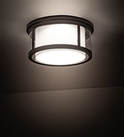 Cilindro Campbell 19" Wide LED Flush Mount Drum Ceiling Fixture