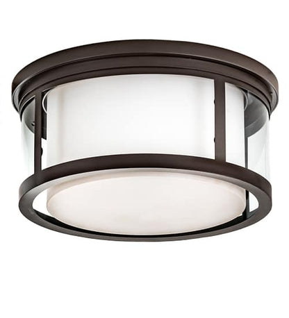 Cilindro Campbell 19" Wide LED Flush Mount Drum Ceiling Fixture