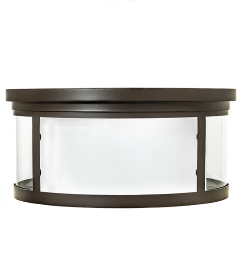 Cilindro Campbell 19" Wide LED Flush Mount Drum Ceiling Fixture