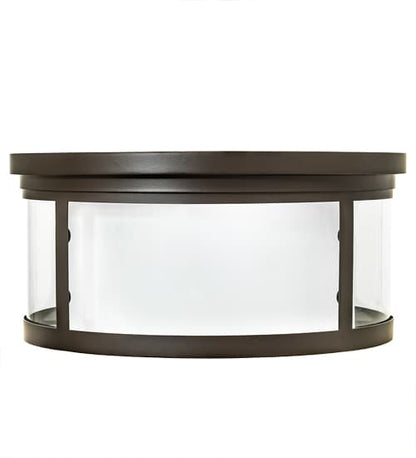 Cilindro Campbell 19" Wide LED Flush Mount Drum Ceiling Fixture