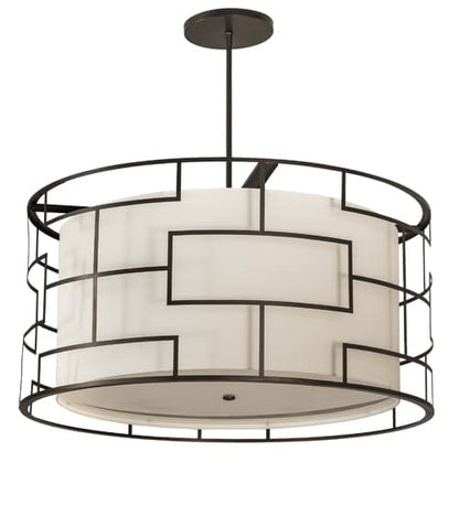 6 Light 48" Wide Pendant