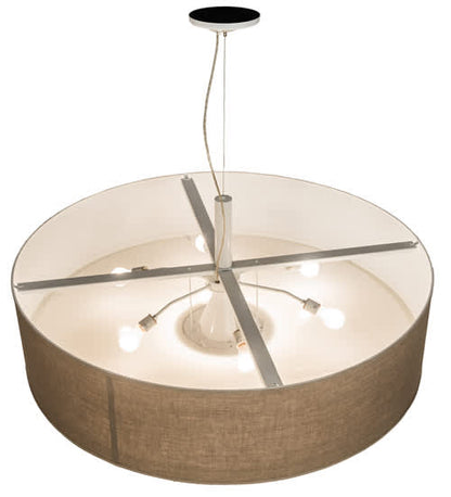6 Light 48" Wide Pendant