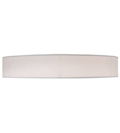 Cilindro 10 Light 60" Wide Semi-Flush Drum Ceiling Fixture - Nickel Finish - GU24 Bulb Base