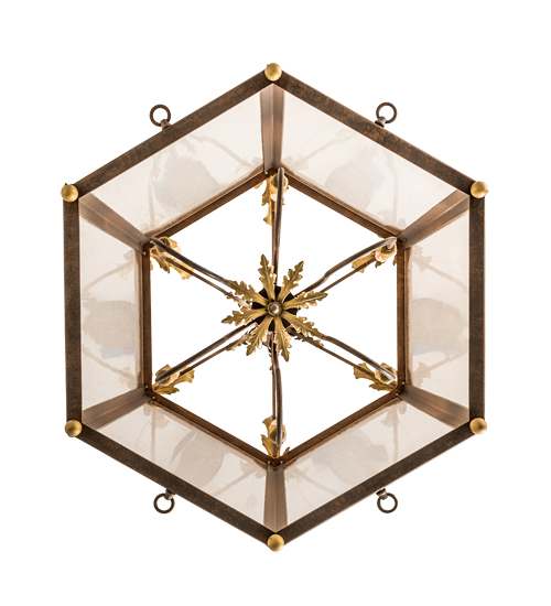 6 Light 34" Wide Taper Candle Pendant