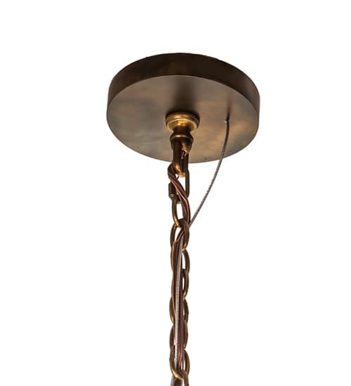 8 Light 50" Wide Abstract Pendant