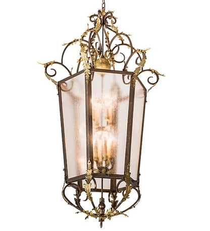 12 Light 35" Wide Taper Candle Pendant