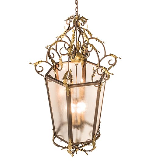 12 Light 35" Wide Taper Candle Pendant