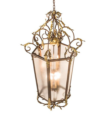 12 Light 35" Wide Taper Candle Pendant