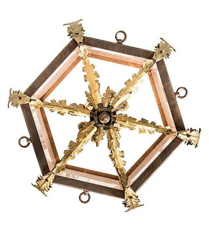 12 Light 35" Wide Taper Candle Pendant
