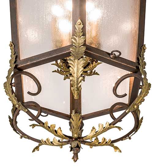 12 Light 35" Wide Taper Candle Pendant