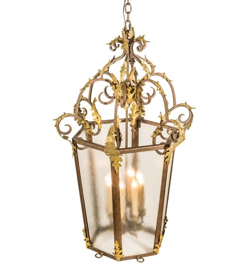 8 Light 25" Wide Taper Candle Pendant