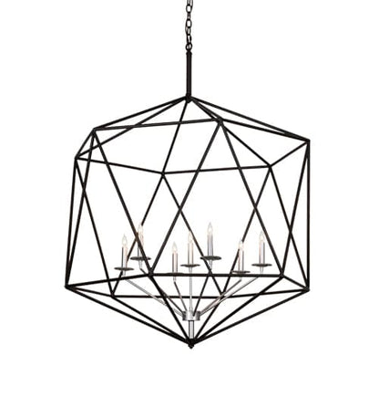 7 Light 42" Wide Taper Candle Pendant