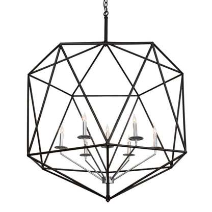 Meyda Tiffany 7 Light 42" Wide Taper Candle Pendant