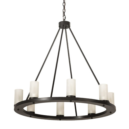 Meyda Tiffany Loxley 8 Light 36" Wide Ring Chandelier