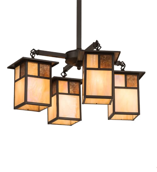 Hyde Park 4 Light 25" Wide Chandelier